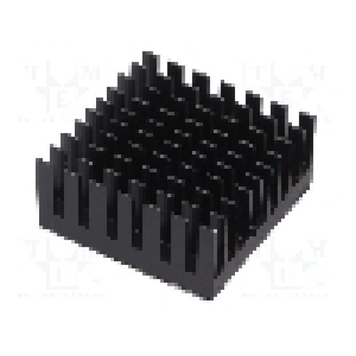Radiator extrudat, aluminiu, 32.5mm x 32.5mm, negru, Advanced Thermal Solutions - ATS-55325K-C1-R0