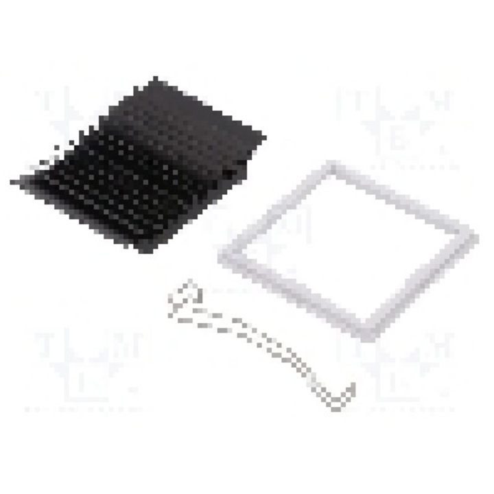 Radiator extrudat, aluminiu, 42.5mm x 42.5mm, neagra, Advanced Thermal Solutions - ATS-51425D-C1-R0