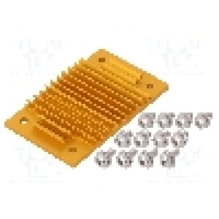 Radiator extrudat, aluminiu, 37mm x 58mm, auriu, Advanced Thermal Solutions - ATS-1138-C1-R0