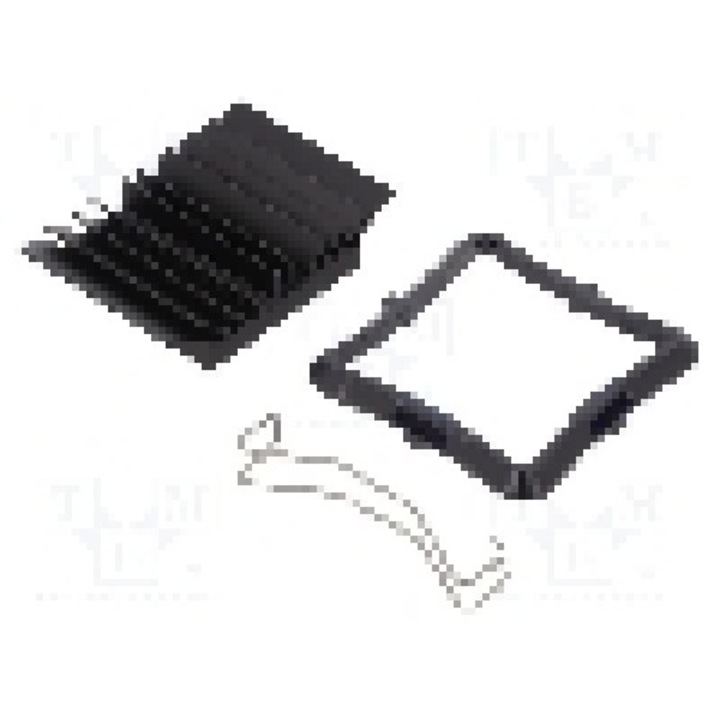 Radiator extrudat, aluminiu, 31mm x 31mm, neagra, Advanced Thermal Solutions - ATS-51310D-C1-R0