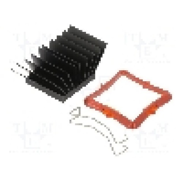 Radiator extrudat, aluminiu, 30mm x 30mm, neagra, Advanced Thermal Solutions - ATS-51300R-C1-R0