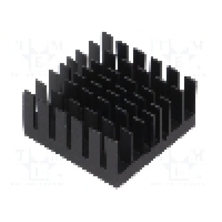 Radiator extrudat, aluminiu, 30mm x 30mm, negru, Advanced Thermal Solutions - ATS-55300K-C1-R0
