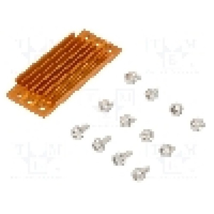 Radiator extrudat, aluminiu, 58mm x 23mm, auriu, Advanced Thermal Solutions - ATS-1178-C1-R0