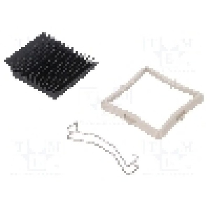 Radiator extrudat, aluminiu, 35mm x 35mm, neagra, Advanced Thermal Solutions - ATS-51350D-C1-R0