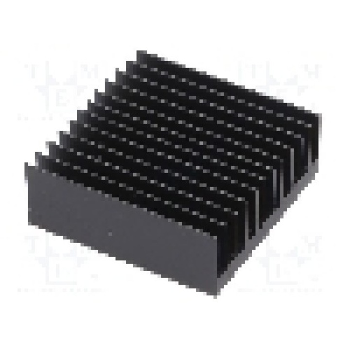 Radiator extrudat, aluminiu, 40mm x 40mm, negru, Advanced Thermal Solutions - ATS-54400K-C1-R0