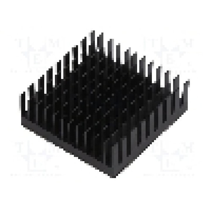 Radiator extrudat, aluminiu, 40mm x 40mm, negru, Advanced Thermal Solutions - ATS-55400K-C1-R0
