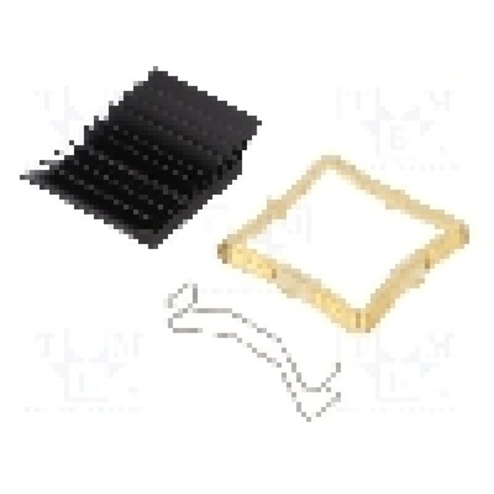 Radiator extrudat, aluminiu, 29mm x 29mm, neagra, Advanced Thermal Solutions - ATS-51290D-C1-R0