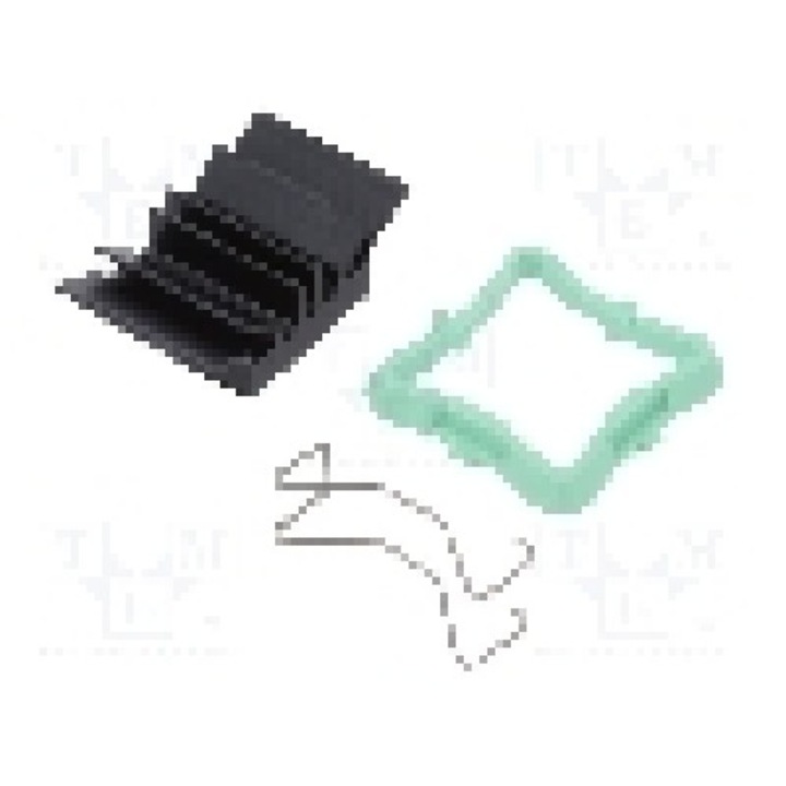 Radiator extrudat, aluminiu, 19mm x 19mm, negru, Advanced Thermal Solutions - ATS-51190D-C1-R0