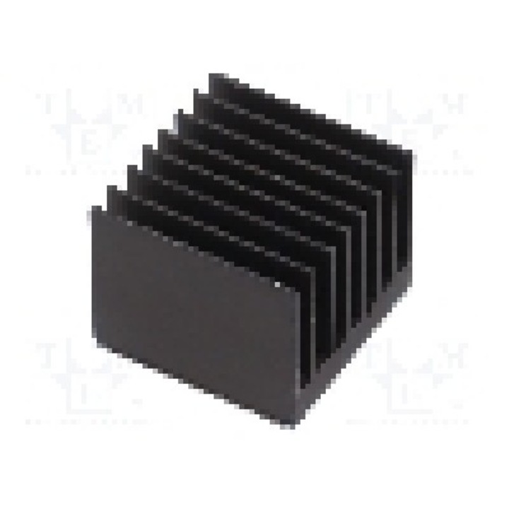 Radiator extrudat, aluminiu, 25mm x 25mm, neagra, Advanced Thermal Solutions - ATS-54250R-C1-R0