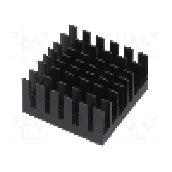 Radiator extrudat, aluminiu, 29mm x 29mm, negru, Advanced Thermal Solutions - ATS-55290K-C1-R0