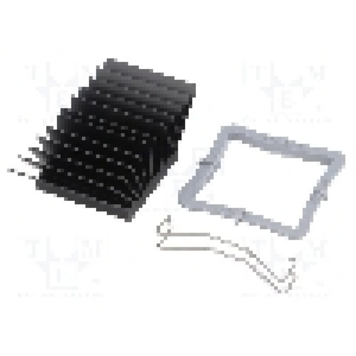 Radiator extrudat, aluminiu, 32.5mm x 32.5mm, neagra, Advanced Thermal Solutions - ATS-51325R-C1-R0