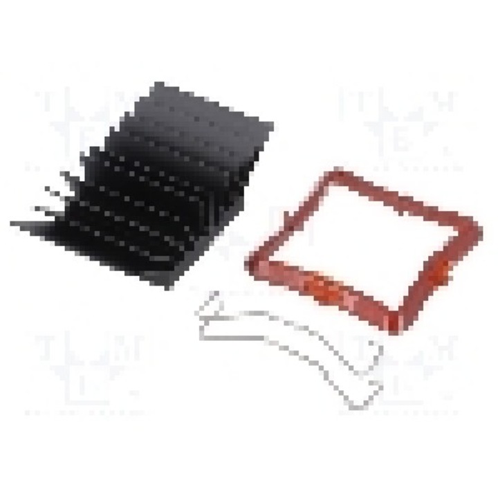 Radiator extrudat, aluminiu, 33mm x 33mm, neagra, Advanced Thermal Solutions - ATS-51330K-C1-R0