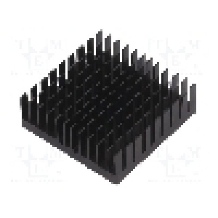 Radiator extrudat, aluminiu, 42.5mm x 42.5mm, negru, Advanced Thermal Solutions - ATS-55425K-C1-R0