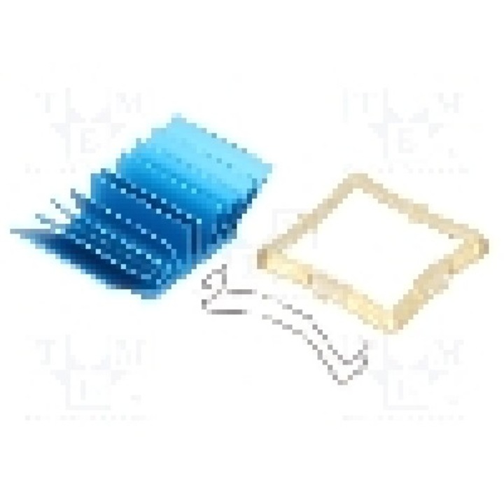 Radiator extrudat, aluminiu, 29mm x 29mm, albastru, Advanced Thermal Solutions - ATS-50290G-C1-R0