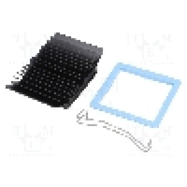Radiator extrudat, aluminiu, 45mm x 45mm, neagra, Advanced Thermal Solutions - ATS-51450K-C1-R0