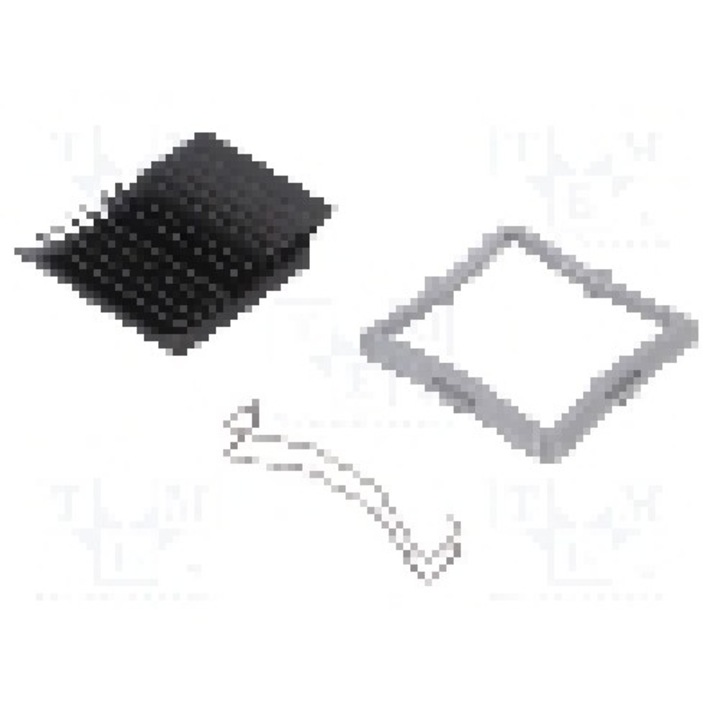 Radiator extrudat, aluminiu, 32.5mm x 32.5mm, neagra, Advanced Thermal Solutions - ATS-51325D-C1-R0