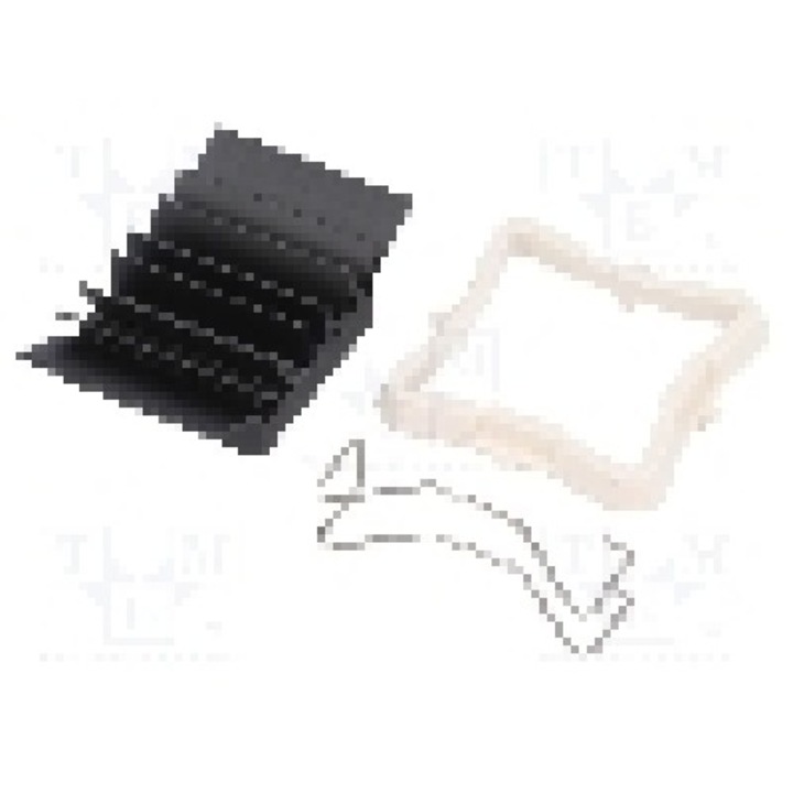 Radiator extrudat, aluminiu, 21mm x 21mm, negru, Advanced Thermal Solutions - ATS-51210D-C1-R0