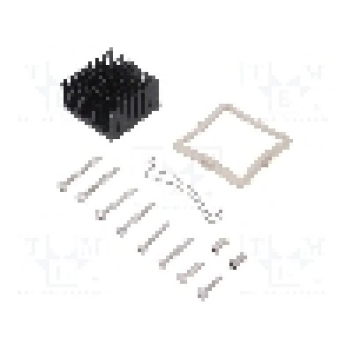 Radiator extrudat, aluminiu, 35mm x 35mm, neagra, Advanced Thermal Solutions - ATS-61350R-C1-R0
