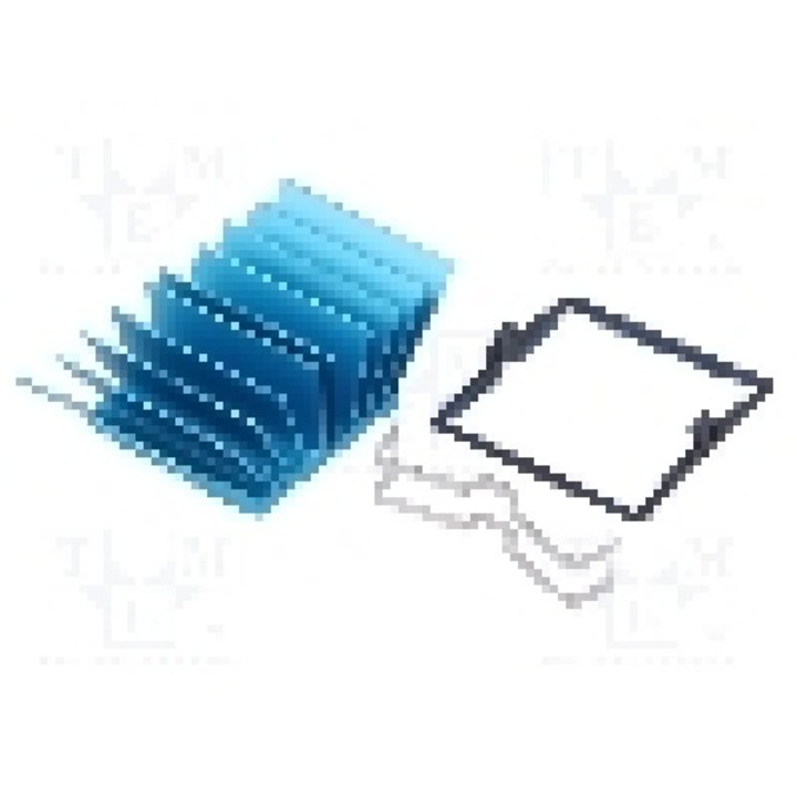 Radiator extrudat, aluminiu, 31mm x 31mm, albastra, Advanced Thermal Solutions - ATS-X50310P-C1-R0