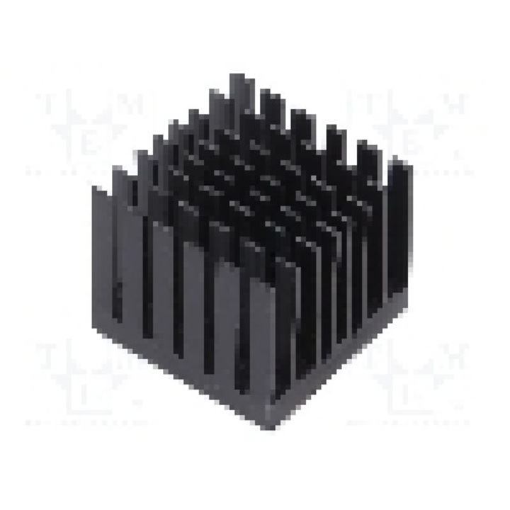 Radiator extrudat, aluminiu, 30mm x 30mm, negru, Advanced Thermal Solutions - ATS-55300W-C1-R0