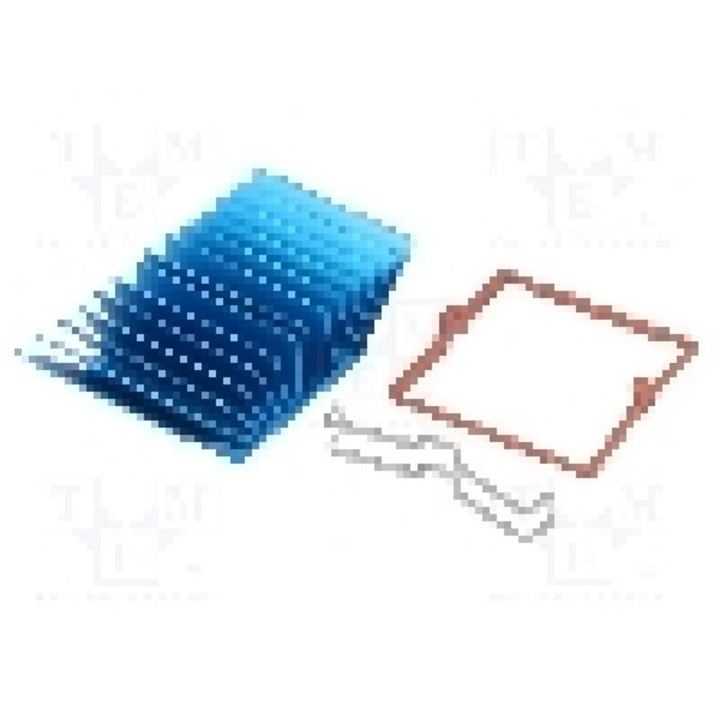 Radiator extrudat, aluminiu, 37.5mm x 37.5mm, albastra, Advanced Thermal Solutions - ATS-X50375P-C1-R0