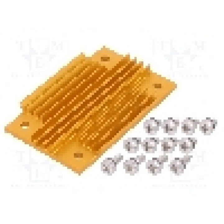 Radiator extrudat, aluminiu, 58mm x 37mm, auriu, Advanced Thermal Solutions - ATS-1098-C1-R0