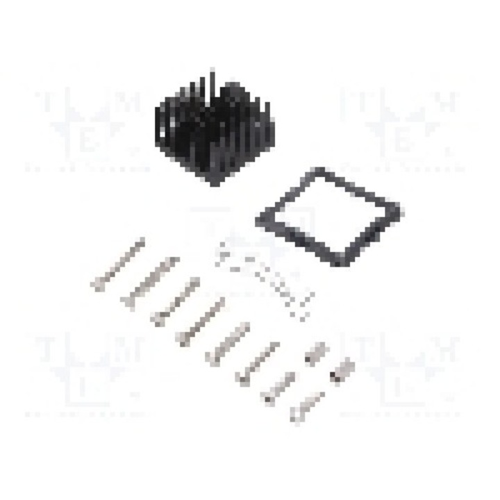 Radiator extrudat, aluminiu, 31mm x 31mm, negru, Advanced Thermal Solutions - ATS-61310R-C1-R0