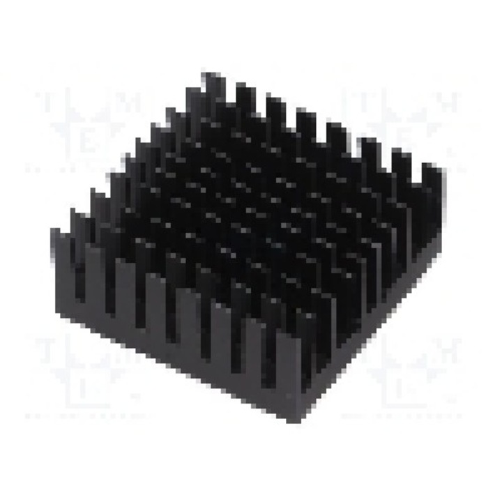 Radiator extrudat, aluminiu, 35mm x 35mm, negru, Advanced Thermal Solutions - ATS-55350K-C1-R0