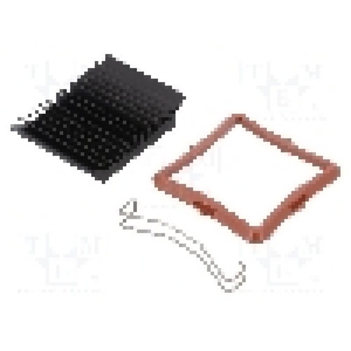 Radiator extrudat, aluminiu, 37.5mm x 37.5mm, neagra, Advanced Thermal Solutions - ATS-51375D-C1-R0