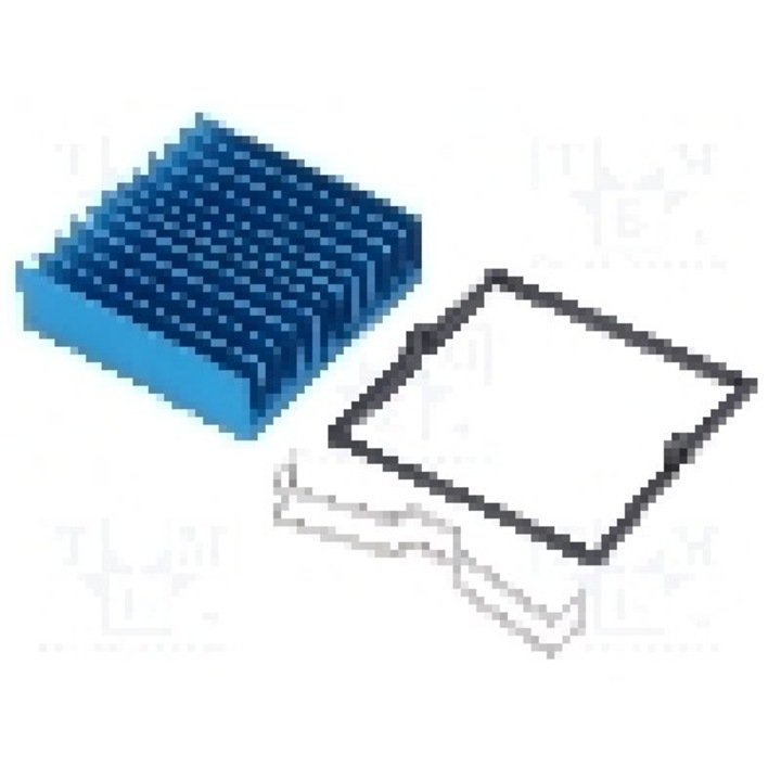 Radiator extrudat, aluminiu, 42.5mm x 42.5mm, albastra, Advanced Thermal Solutions - ATS-X53425G-C1-R0