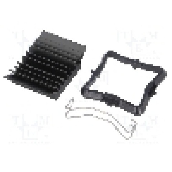 Radiator extrudat, aluminiu, 25mm x 25mm, neagra, Advanced Thermal Solutions - ATS-51250D-C1-R0