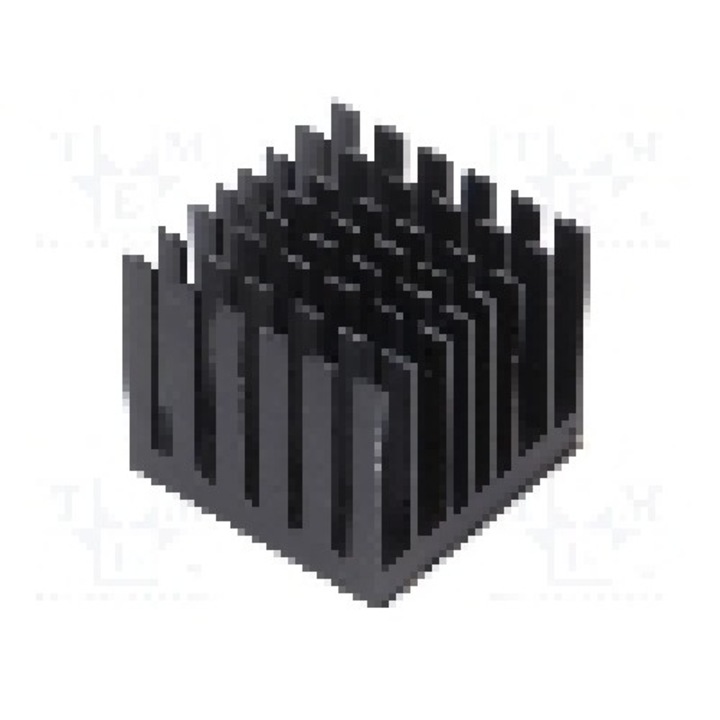 Radiator extrudat, aluminiu, 29mm x 29mm, negru, Advanced Thermal Solutions - ATS-55290W-C1-R0
