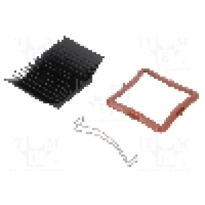 Radiator extrudat, aluminiu, 37.5mm x 37.5mm, neagra, Advanced Thermal Solutions - ATS-51375K-C1-R0