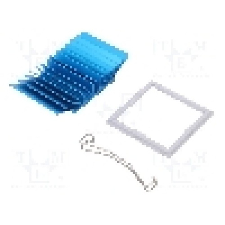 Radiator extrudat, aluminiu, 42.5mm x 42.5mm, albastru, Advanced Thermal Solutions - ATS-50425G-C1-R0
