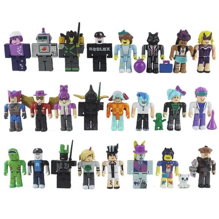 Figurine Roblox set 24 buc in pungi, PVC, 7 cm, multicolor