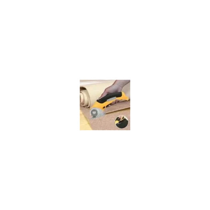 Foarfeca electrica pentru materiale K0544-260818-450-FDC, lama SK5, corp din PA6 nylon, reincarcabila, Roz, 23 x 10 cm
