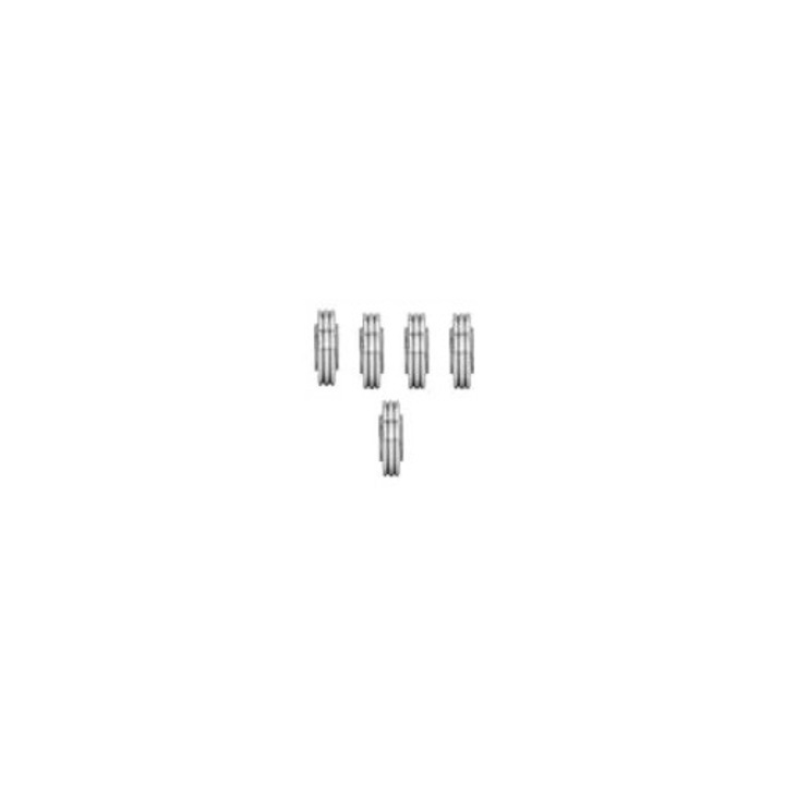 Role alimentare sarma pentru sudura K0544-260818-5274-FDC, otel pentru rulmenti, canelura 1,0–1,2 mm, O interior 12 mm, O exterior 35 mm, latime 11 mm, argintiu, set 5 buc.