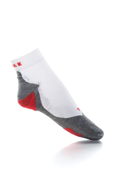 Falke, Sosete scurte, pentru alergare RU5, Rosu, Alb, Gri inchis melange, 44-45