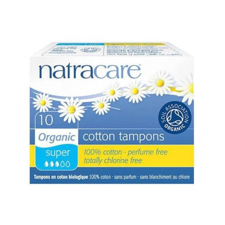 Био тампони Natracare Супер, 10 бр