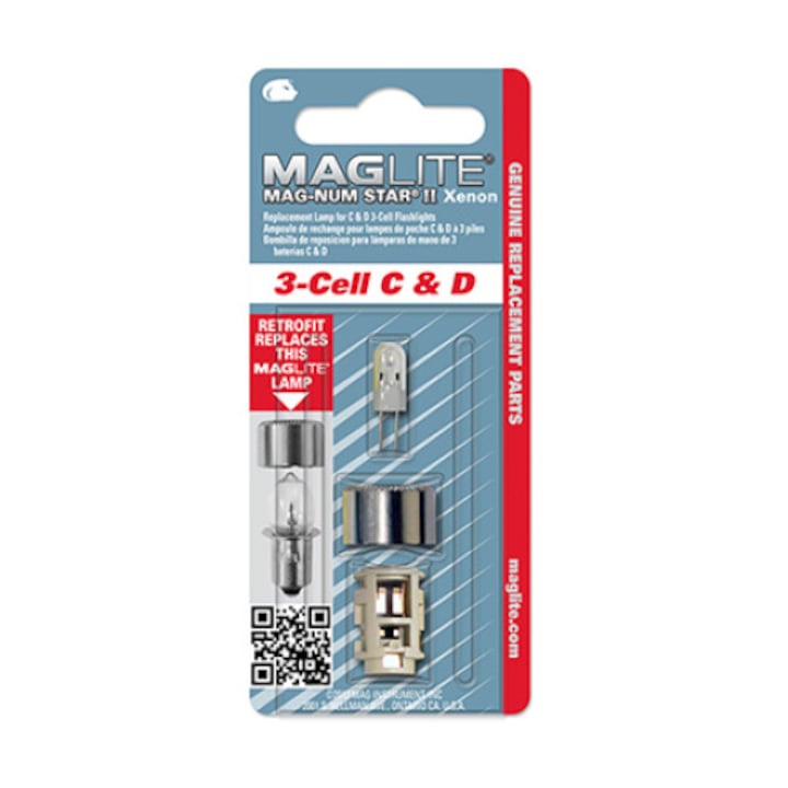 Крушка ксенон, MagLite, за фенер MagLite с 3 бат. D