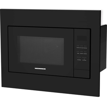 Cuptor cu microunde incorporabil Heinner HMW-23BI-BK, 23 l, 800 W, Digital, Timer, Grill, Sticla neagra Cuptor cu microunde incorporabil Heinner HMW-23BI-BK, 23 l, 800 W, Digital, Timer, Grill, Sticla neagra