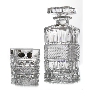 Set 7 piese whisky Brittany, Bohemia Cristal Set 7 piese whisky Brittany, Bohemia Cristal