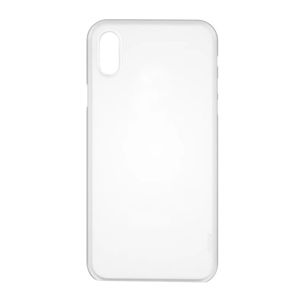 Husa de protectie spate, ultrasubtire, Anank, pentru iPhone X, alb