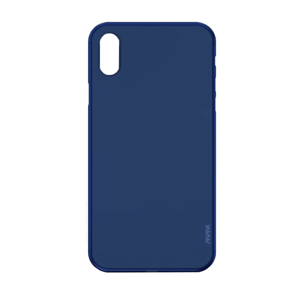 Husa de protectie spate, ultrasubtire, Anank, pentru iPhone X, albastru