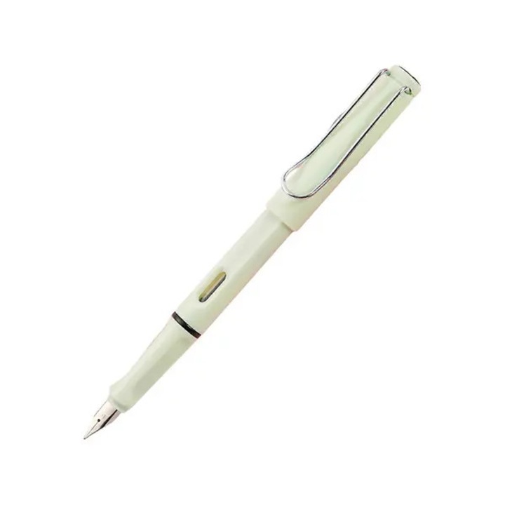 Töltőtoll ISINI-CJ-K0497-260818-550, műanyag, 0,5 mm-es hegy, újratölthető, pasztellzöld, 9 x 1 x 1 cm