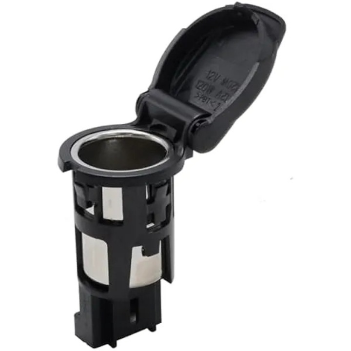 Autós tápcsatlakozó 12V 120W, csere szivargyújtó aljzat K0569-260818-3025-AMC (helyettesíti a 253312923R-t), fekete, kompatibilis Renault Megane/Dacia/Koleos