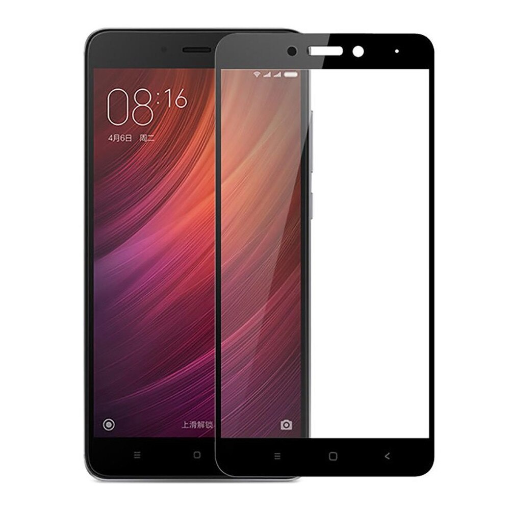 Folie sticla securizata Full Glue 5D pentru Xiaomi Redmi Note 4, Negru