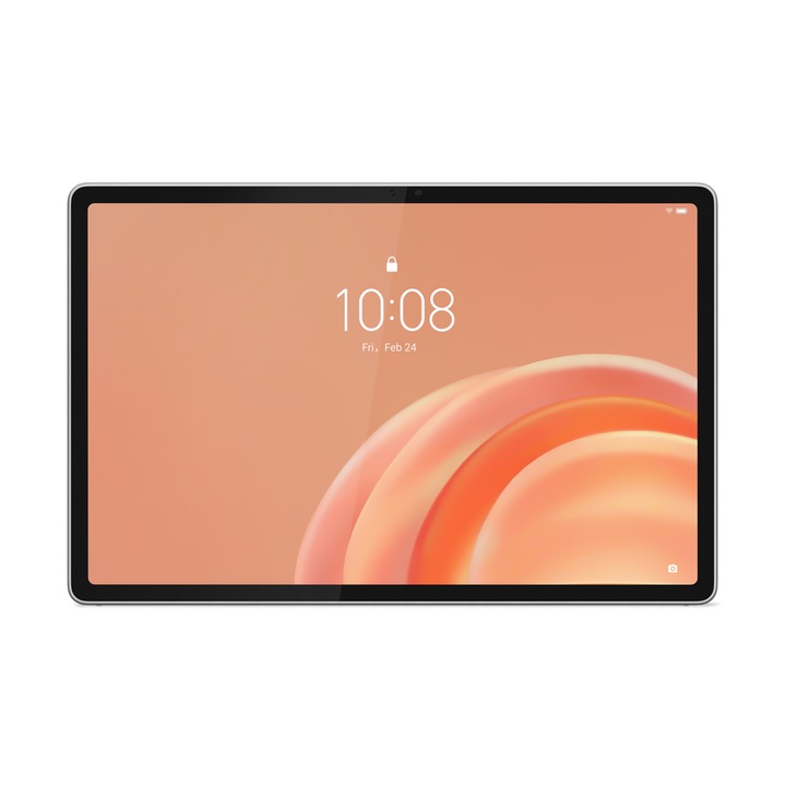 Tableta Lenovo Tab Plus Gen 2 TB355FU, Procesor Octa-Core MediaTek Dimensity 7400, Ecran 2.5K 12.1", 8GB RAM, 256GB Flash, 13MP, Wi-Fi, Bluetooth, Android, Difuzor JBL 9-unit, Sleeve Inclus Alb
