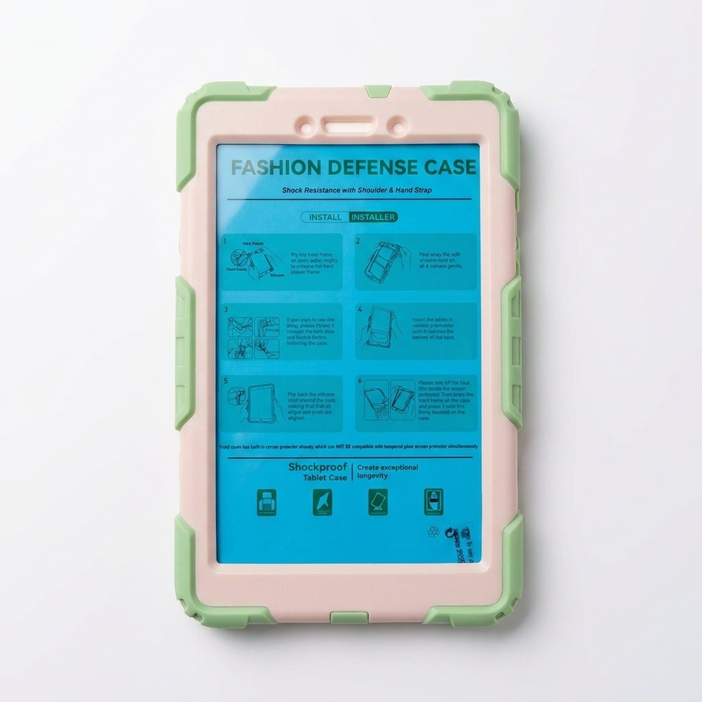 Husa antisoc tableta pentru Samsung Galaxy Tab A 8.0" (2019) (T290/T295), suport rotativ, maner, curea de umar, verde menta