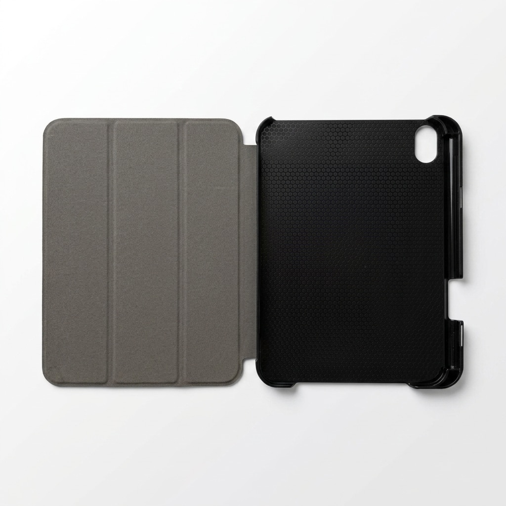 Husa tip carte tableta pentru iPad Mini 6 8.3", model fluturi, multicolor